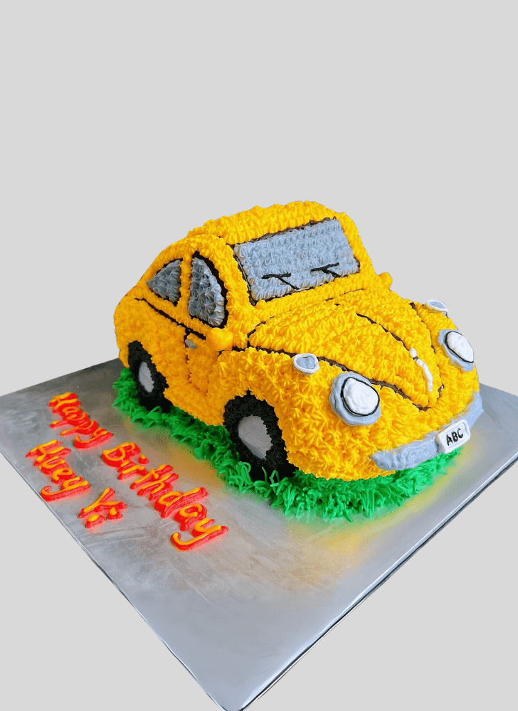 Grand Beetle Car Cake
