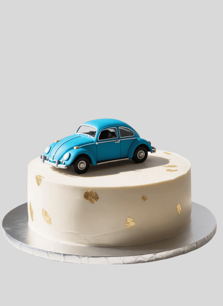 Radiant Beetle Car Cake