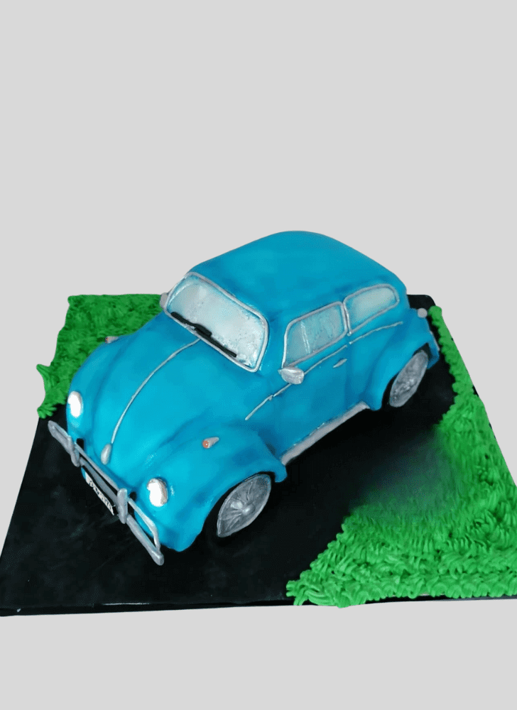 Refined Beetle Car Cake