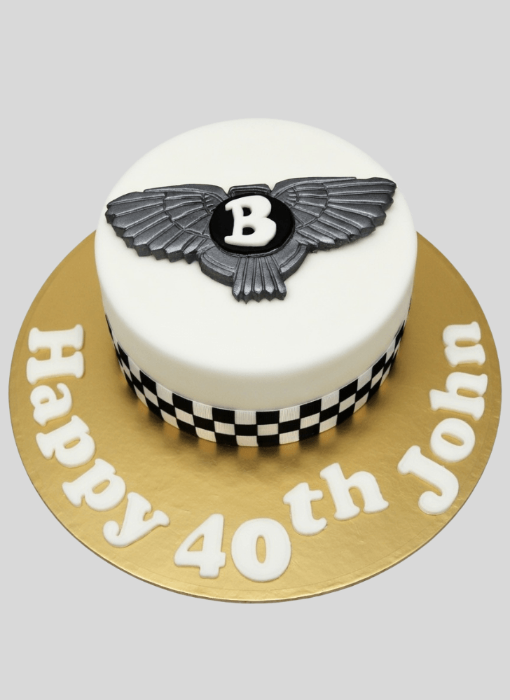 Slightly Bentley Cake