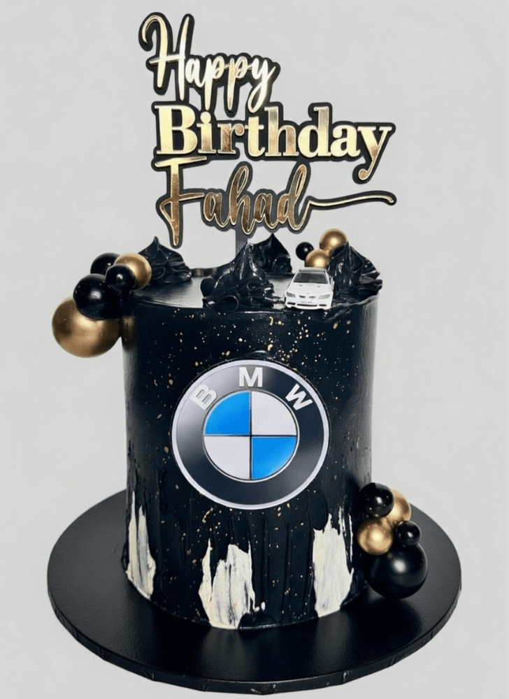 Adorable BMW Cake