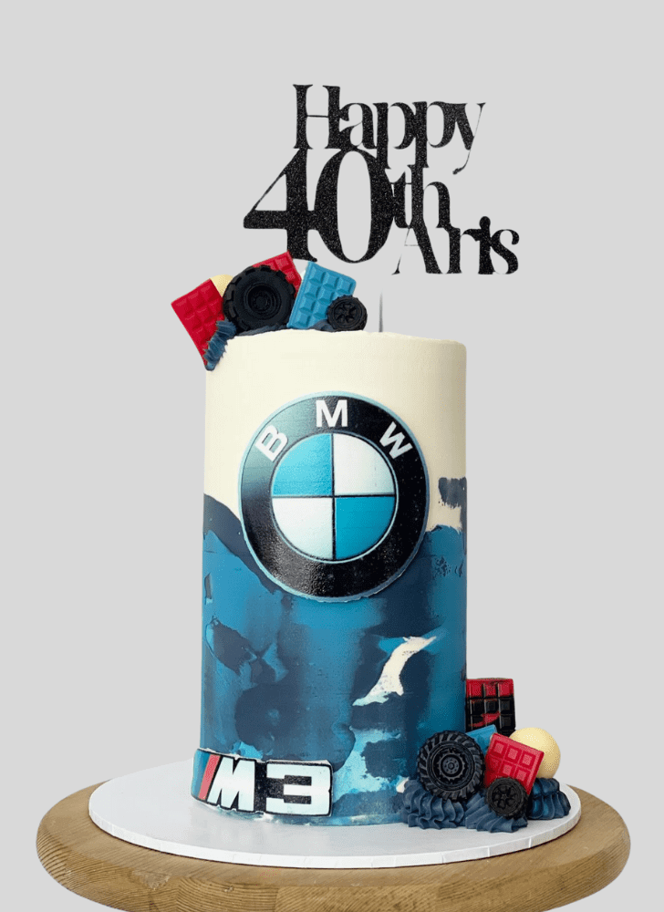 Pretty BMW Cake