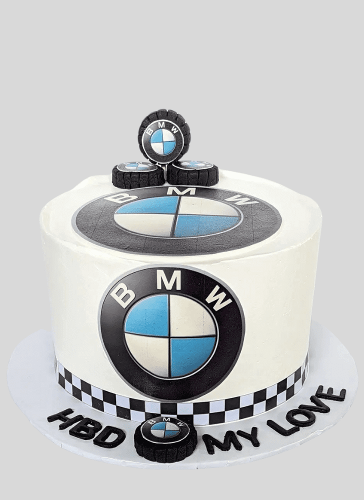 Shapely BMW Cake