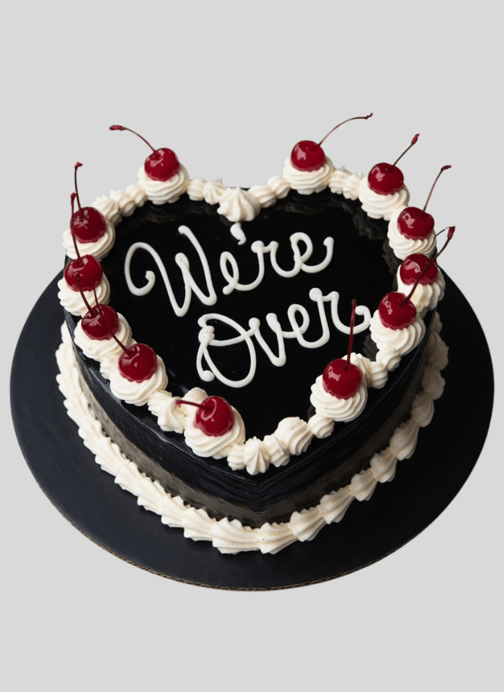 Admirable Breakup Cake Design