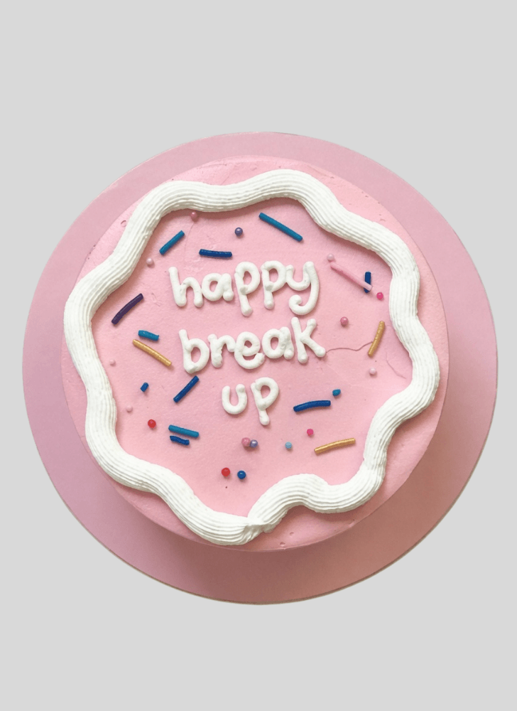 Angelic Breakup Cake