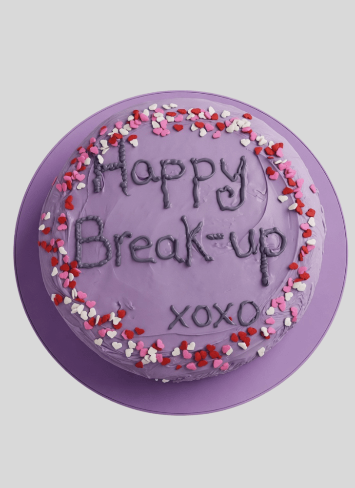 Beauteous Breakup Cake
