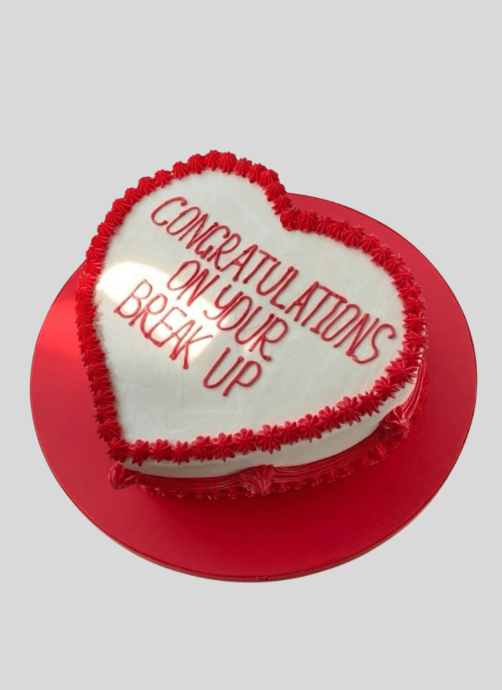 Captivating Breakup Cake