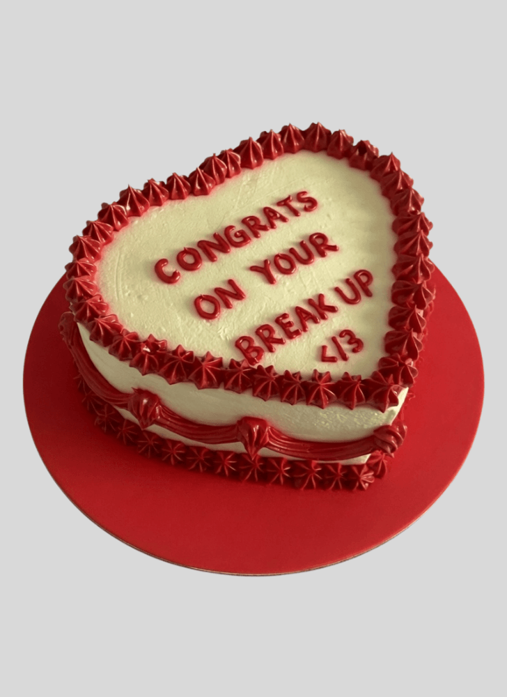 Charming Breakup Cake