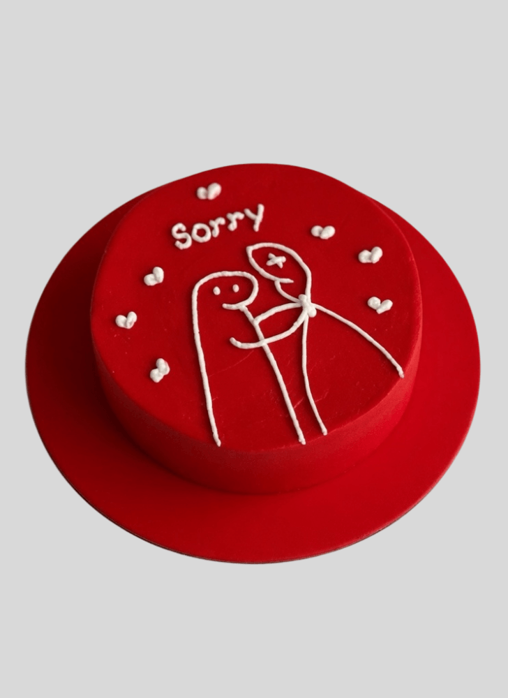 Classy Breakup Cake