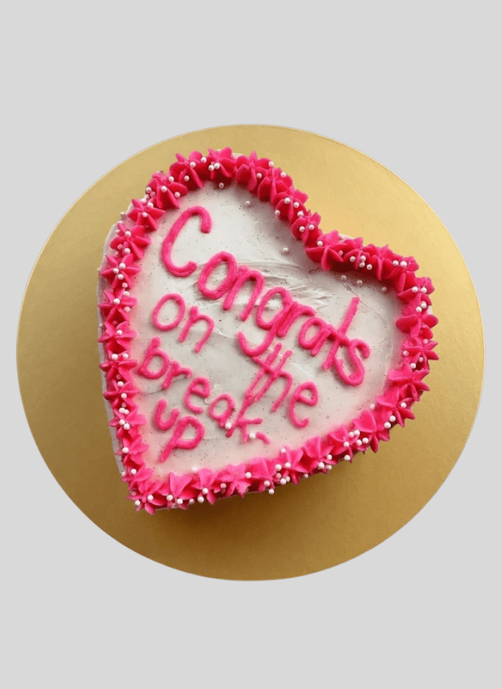 Delicate Breakup Cake