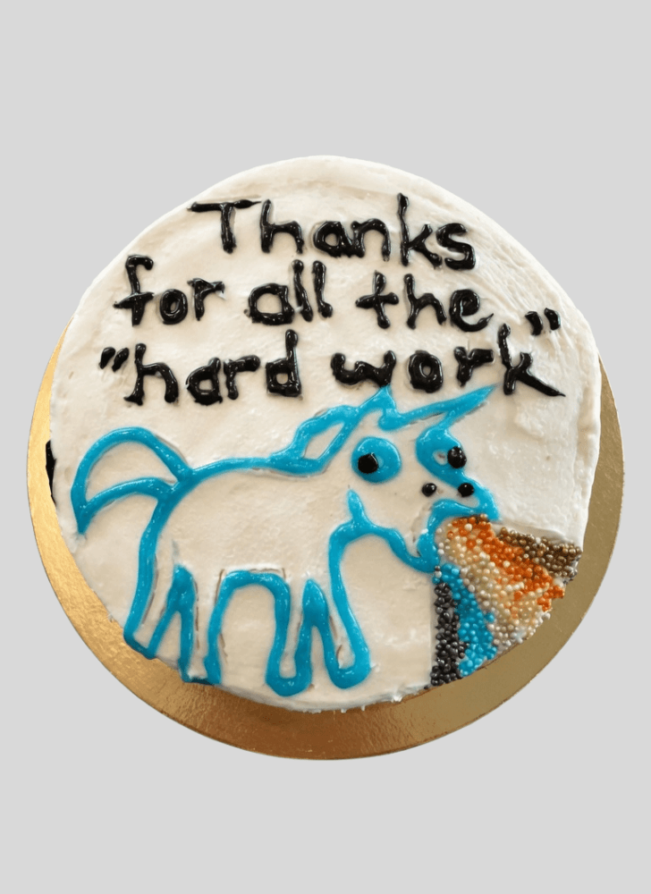 Elegant Breakup Cake