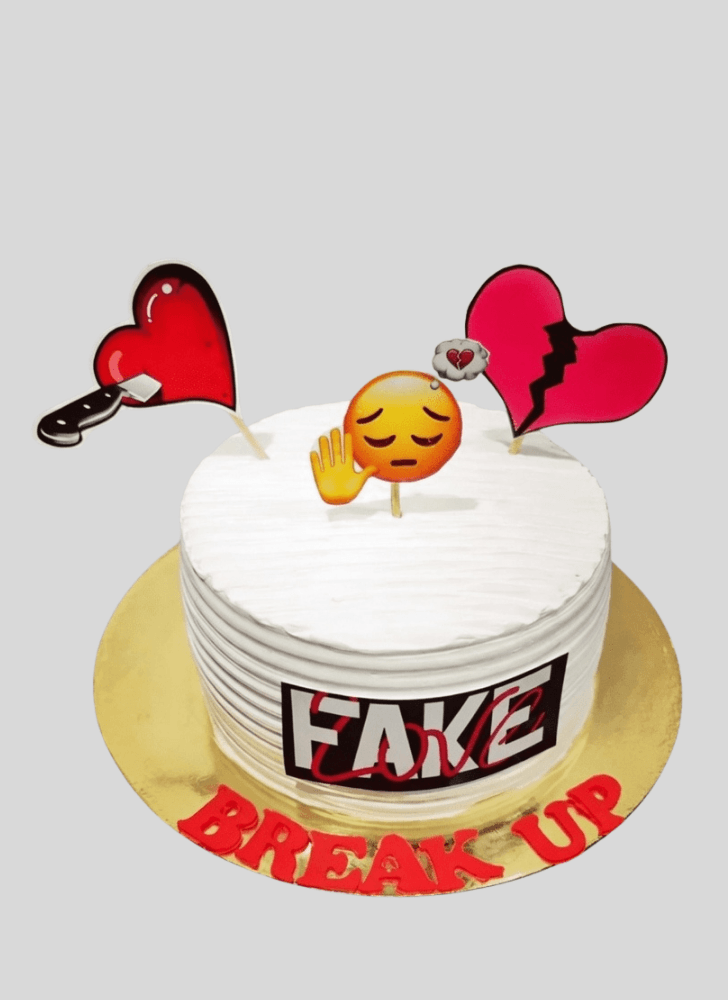 Fascinating Breakup Cake