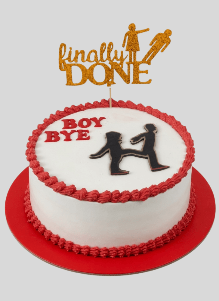 Handsome Breakup Cake