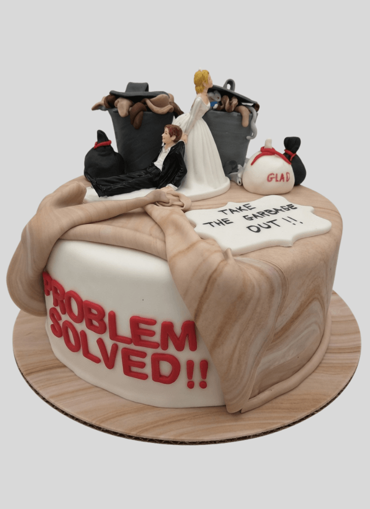 Inviting Breakup Cake
