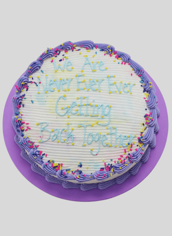 Mesmeric Breakup Cake