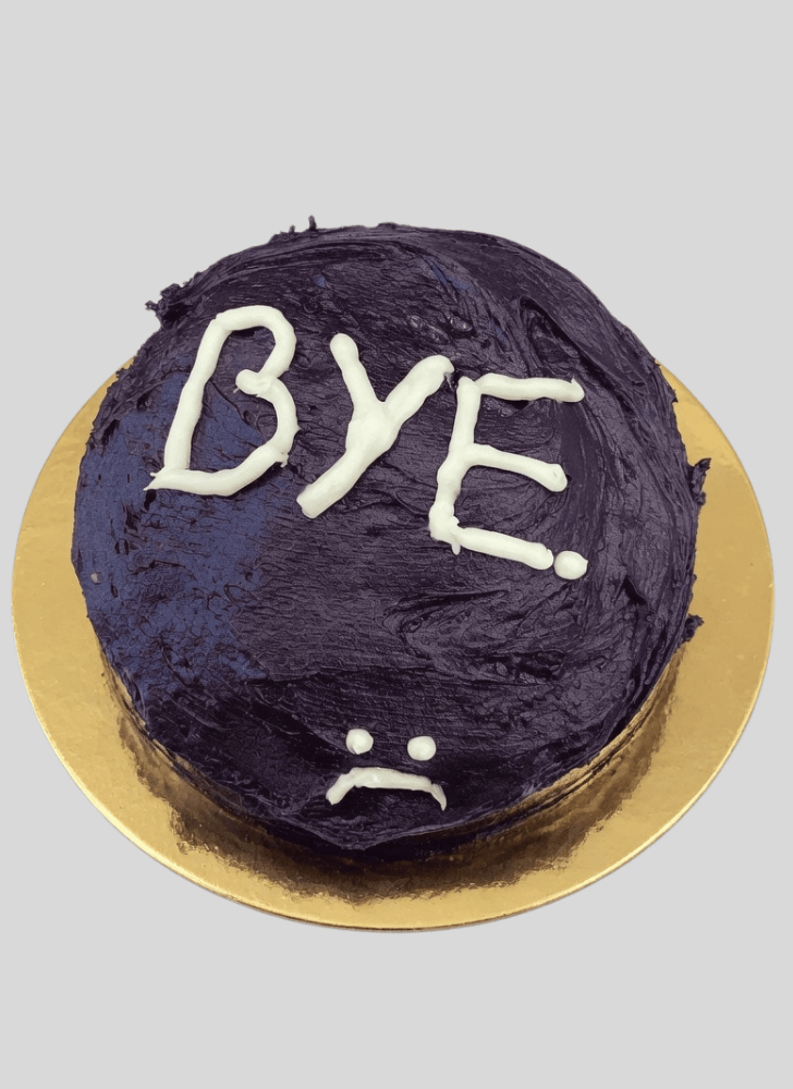 Stunning Breakup Cake