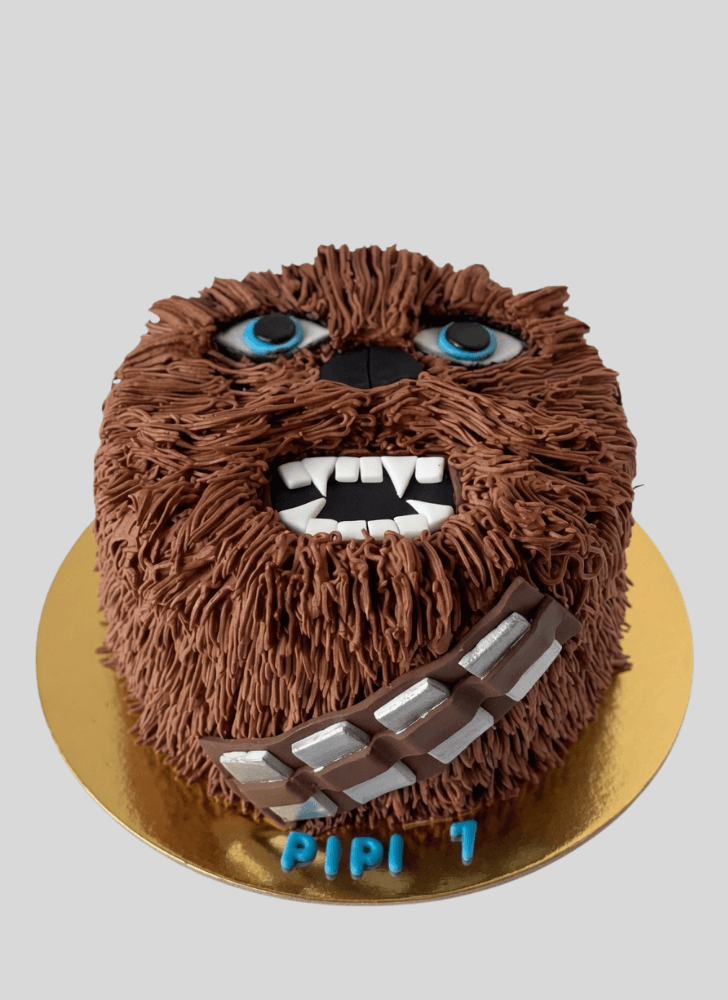 Angelic Chewbacca Cake