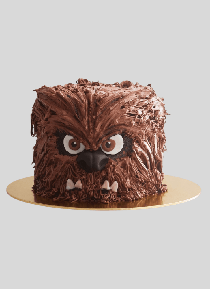 Appealing Chewbacca Cake