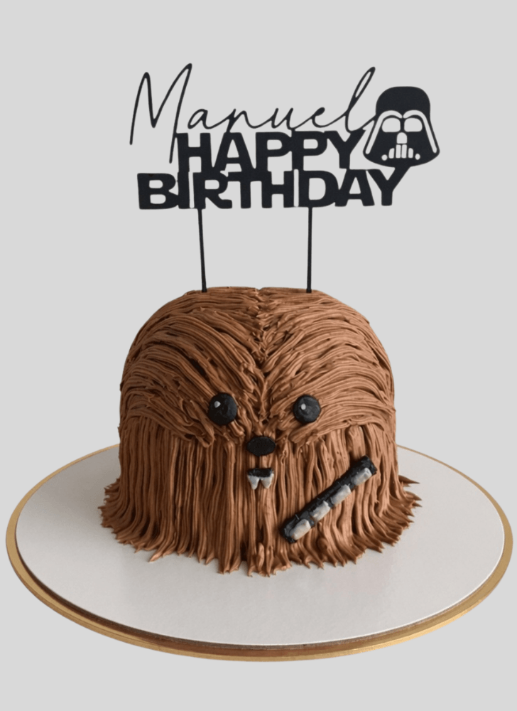 Beauteous Chewbacca Cake