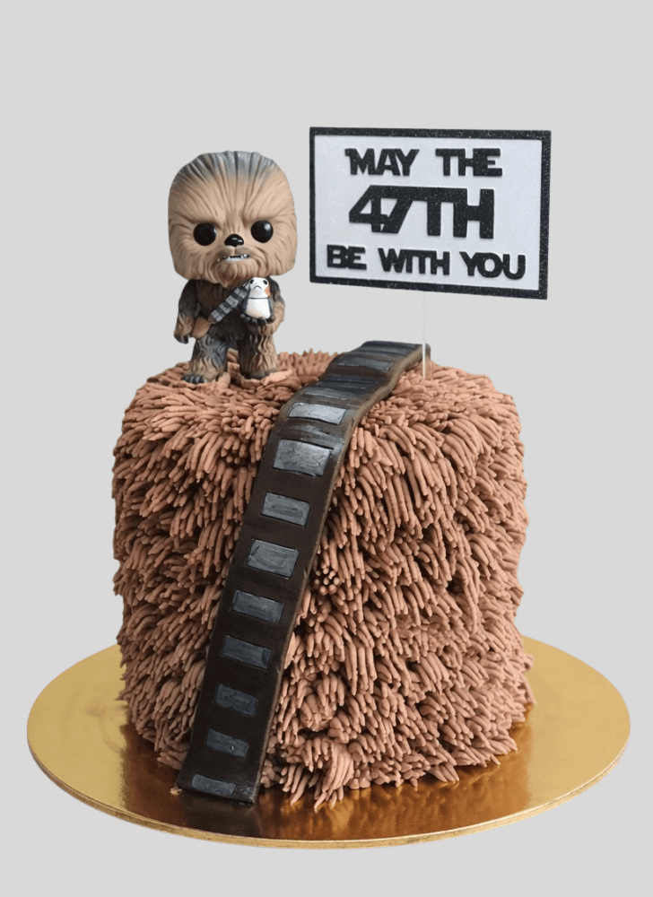 Classy Chewbacca Cake