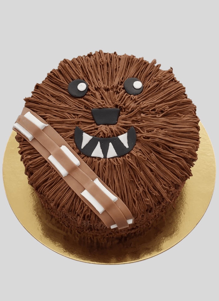 Fascinating Chewbacca Cake