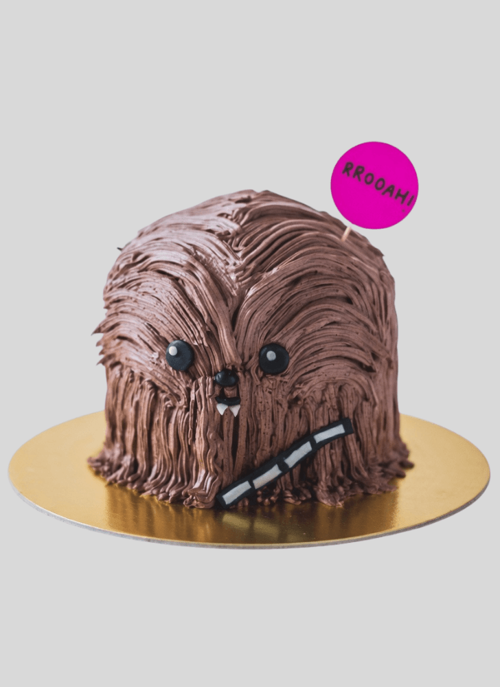 Grand Chewbacca Cake