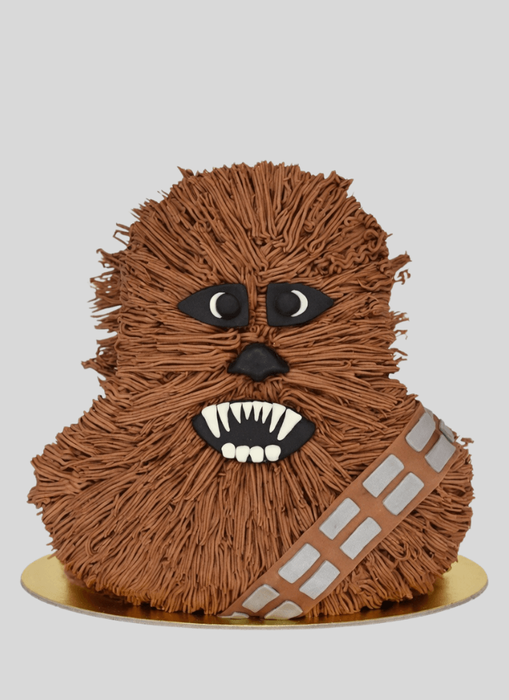 Handsome Chewbacca Cake