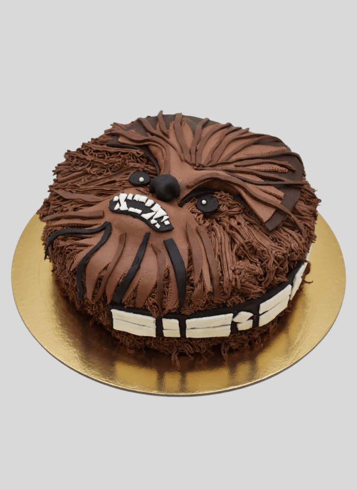Lovely Chewbacca Cake Design