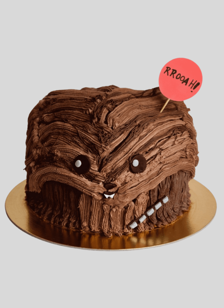 Marvelous Chewbacca Cake