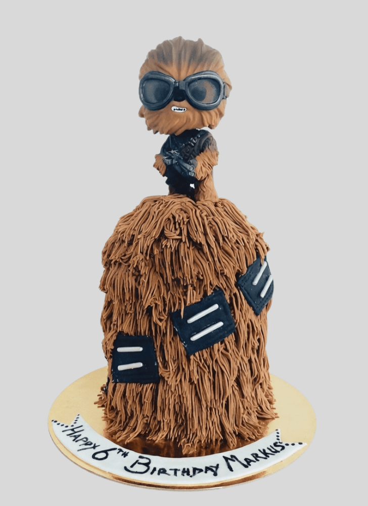 Radiant Chewbacca Cake