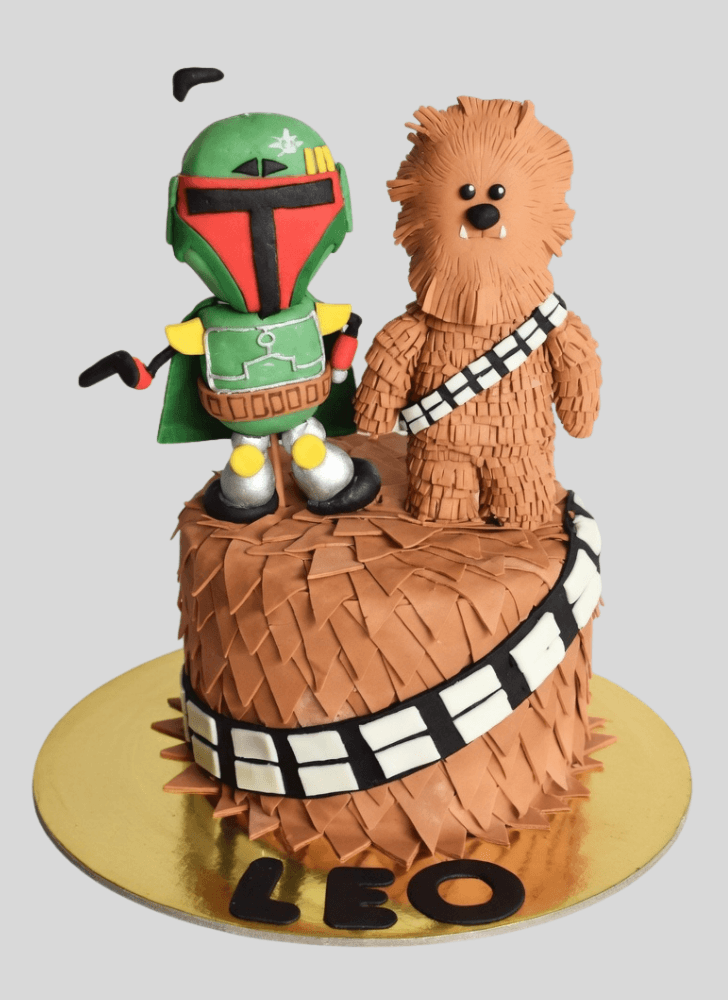 Refined Chewbacca Cake