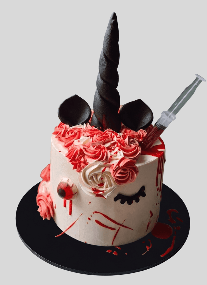 Alluring Creepy Cake