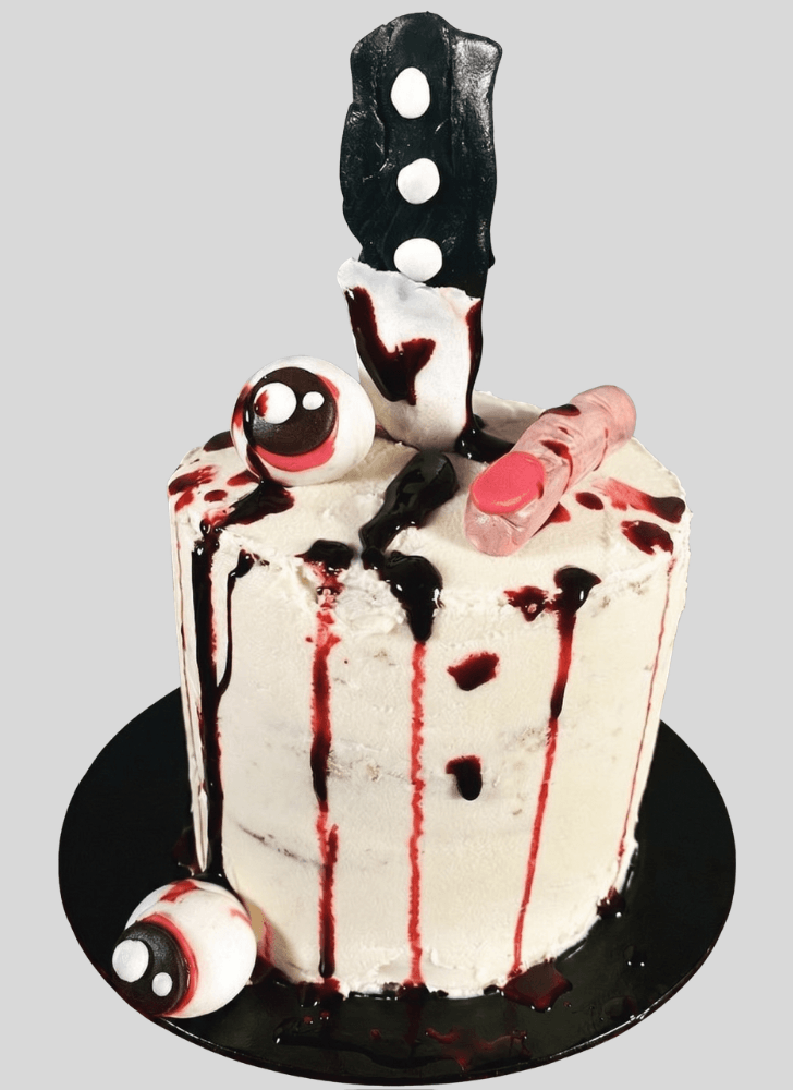 Angelic Creepy Cake