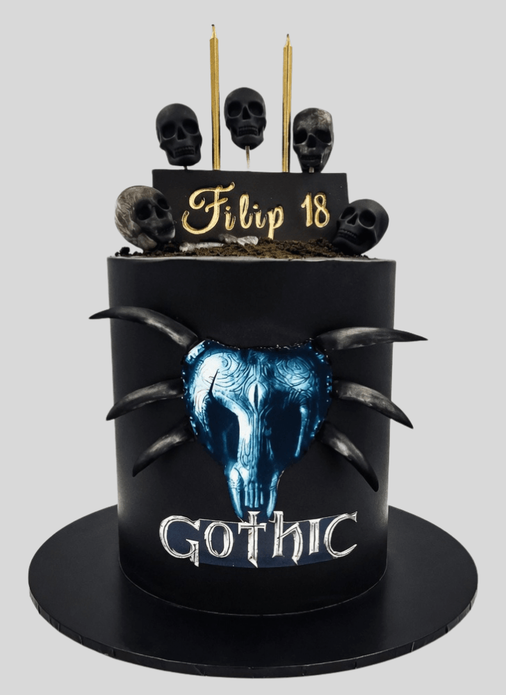 Pleasing Creepy Cake