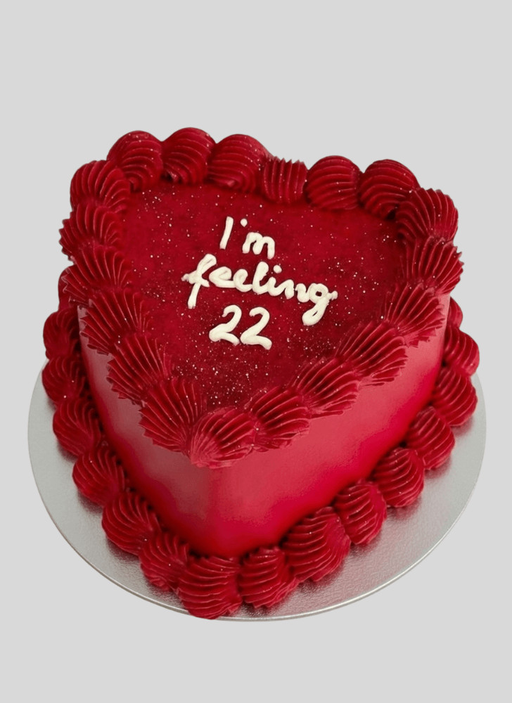 Bewitching Heart Cake