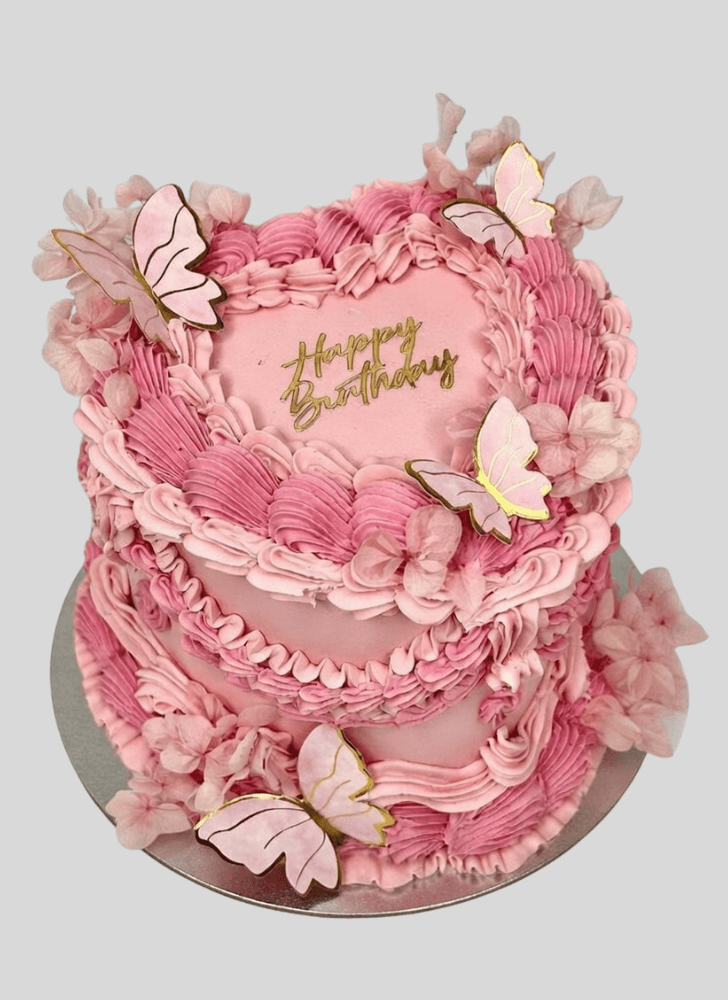 Dazzling Heart Cake