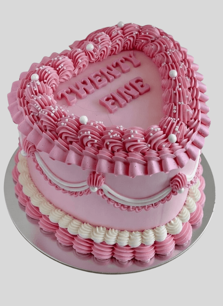 Ravishing Heart Cake