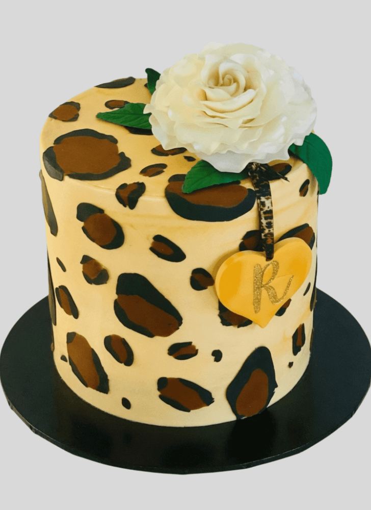 Charming Leopard Cake