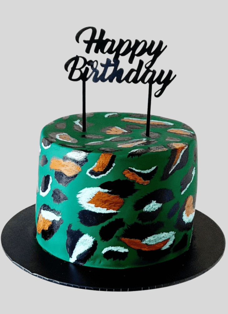 Comely Leopard Cake