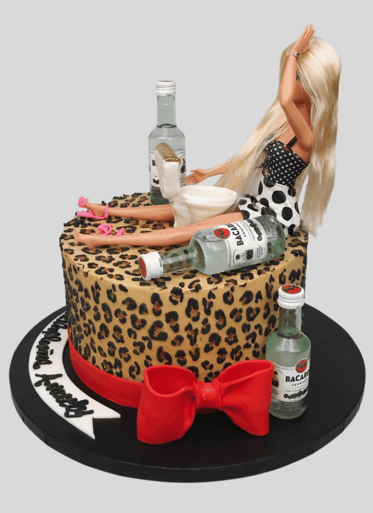 Elegant Leopard Cake