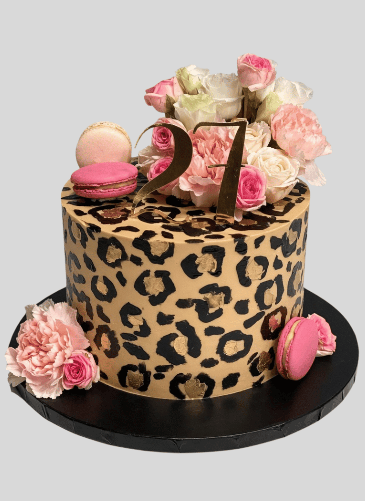 Fascinating Leopard Cake