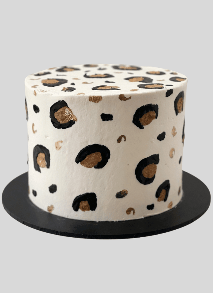 Graceful Leopard Cake