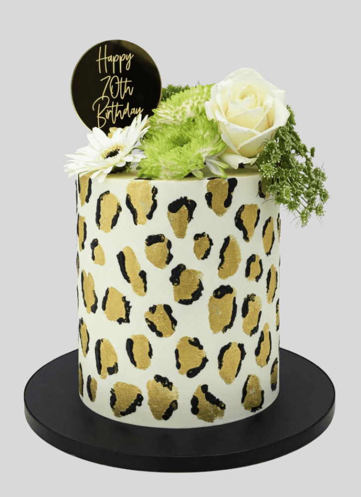 Inviting Leopard Cake
