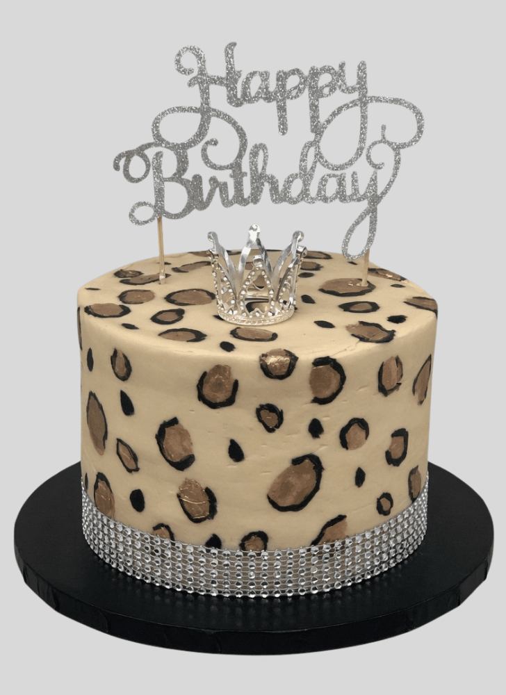 Pleasing Leopard Cake