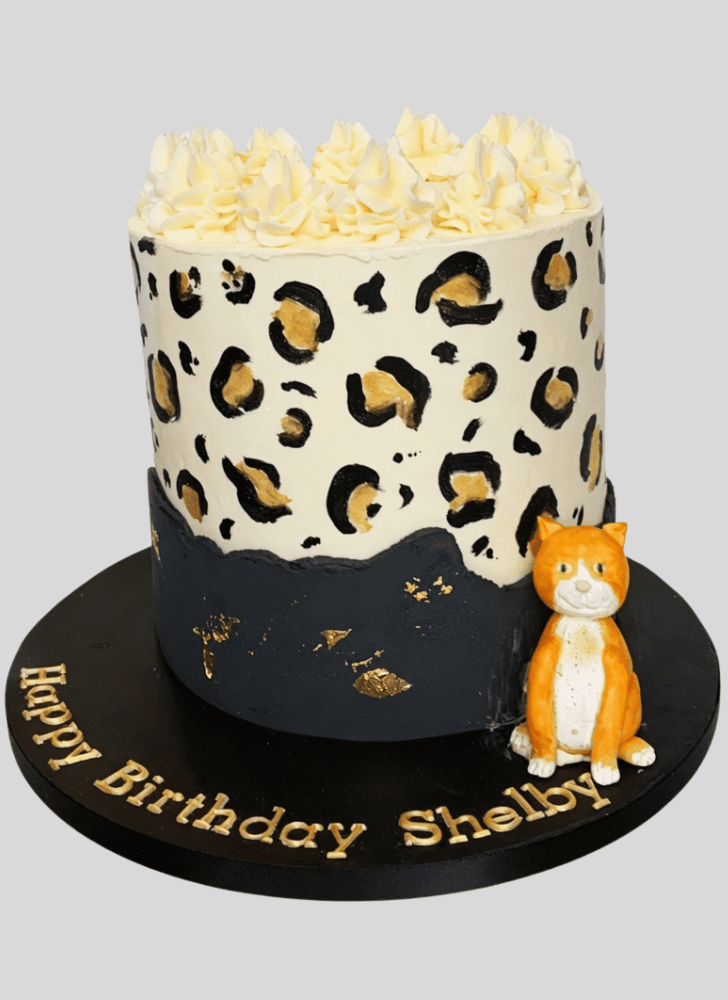 Pretty Leopard Cake
