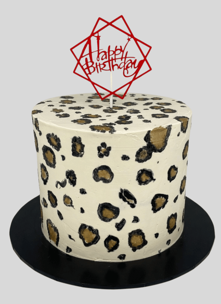 Superb Leopard Cake