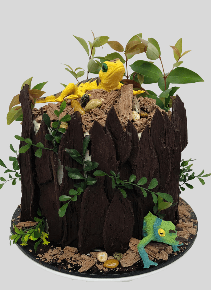 Classy Lizard Cake