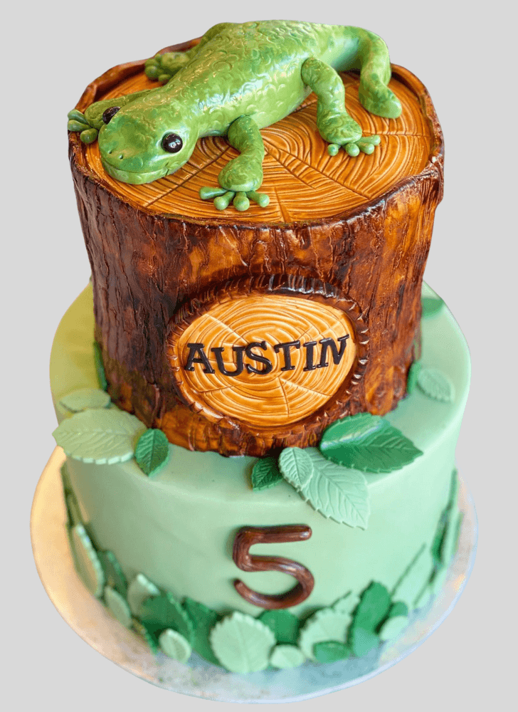 Fair Lizard Cake