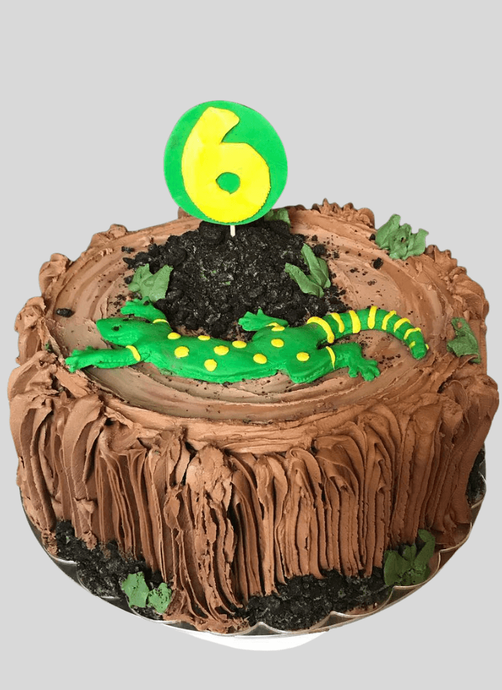 Handsome Lizard Cake