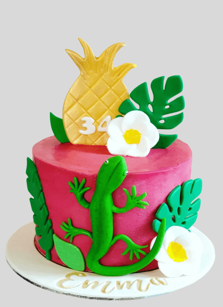 Magnetic Lizard Cake